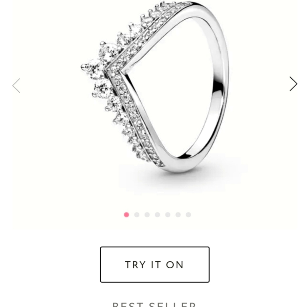 Whish bone ring pandora